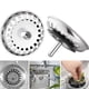 thumbnail image 2 of Filtro de fregadero de cocina|79 MM|tapón de fregadero universal de acero inoxidable-desagüe del fregadero/lavabo-colador de fregadero de cocina (Juego de 2), 2 of 5