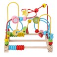 thumbnail image 1 of Miangastore 1Pc Fruit Pattern Round Beads Maze Plaything Early Education Toy (Random Color), 1 of 8