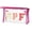 Preppy Letter, variant on Belanttega Preppy Patch SUN Varsity Letter Cosmetic Toiletry Bag Transparent PVC Zipper Makeup Bag Daily Use Clutch Purse Portable Waterproof Travel Organizer Compliant Bag for Women Girls (Blue)