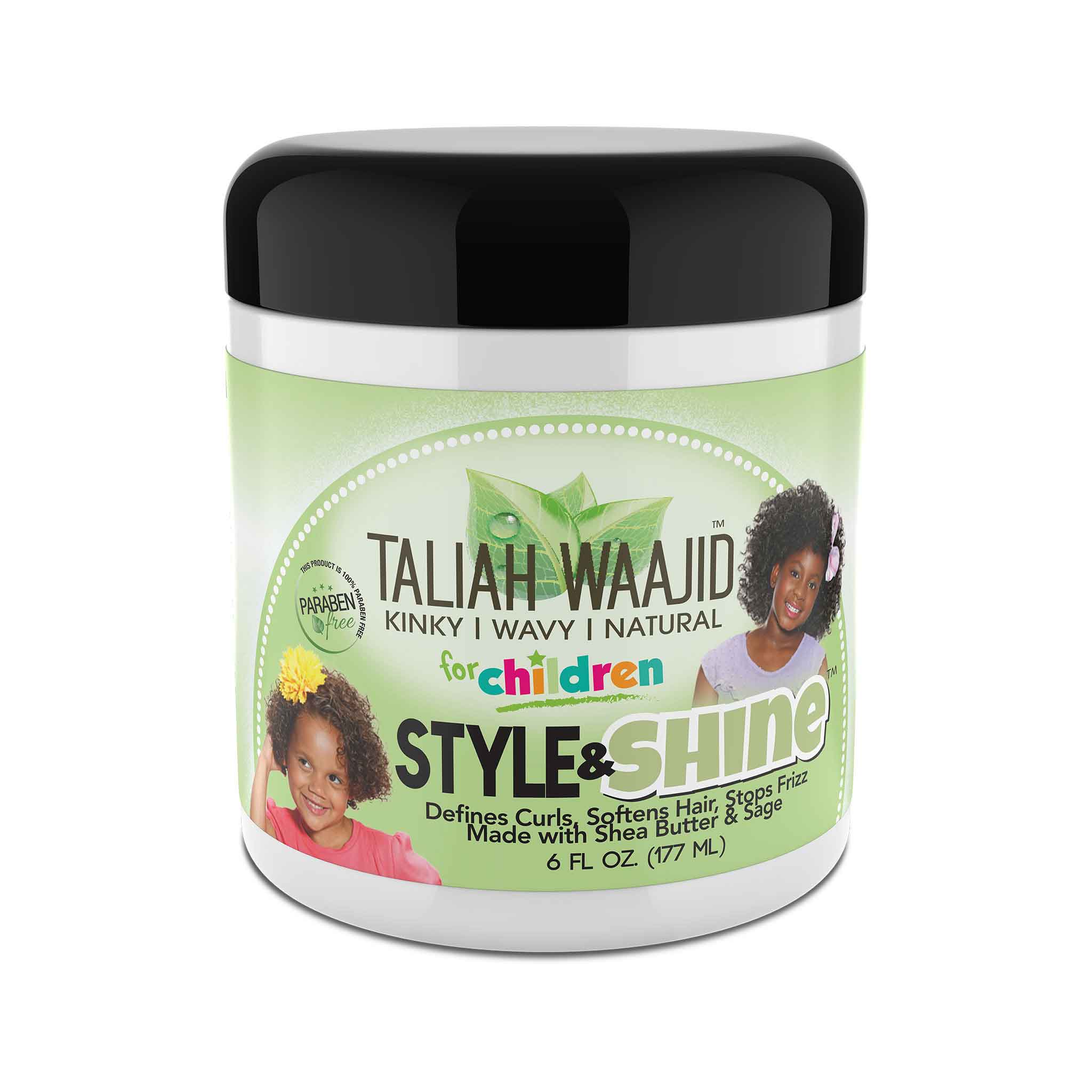Taliah Waajid Kinky, Wavy, Natural Herbal Style & Shine for Natural Kids Hair 6 fl oz (T092) - image 2 of 3