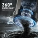 thumbnail image 4 of Ducha portátil para Acampar, 7800 mAh, Ducha eléctrica para Exteriores, Bomba Recargable con Pantalla Digital Inteligente, Cabezal de Ducha con Pantalla Temperatura para Acampar, Color Gris, 4 of 9