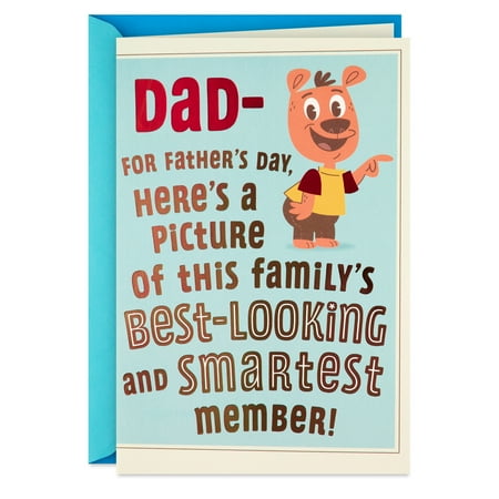 Hallmark Father's Day Card for Dad (Best-Looking, Smartest Family Member)