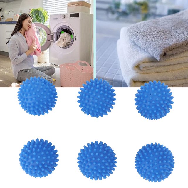 Balles Réutilisables pour Sécheuse à Lessive Balle de Lessive Laveuse Sécheuse Balle Pompon Silicone Machine de Séchage Machine de Lavage Balle de Lavage Machine de Séchage pour Équipement de Lavage Balle Pompon