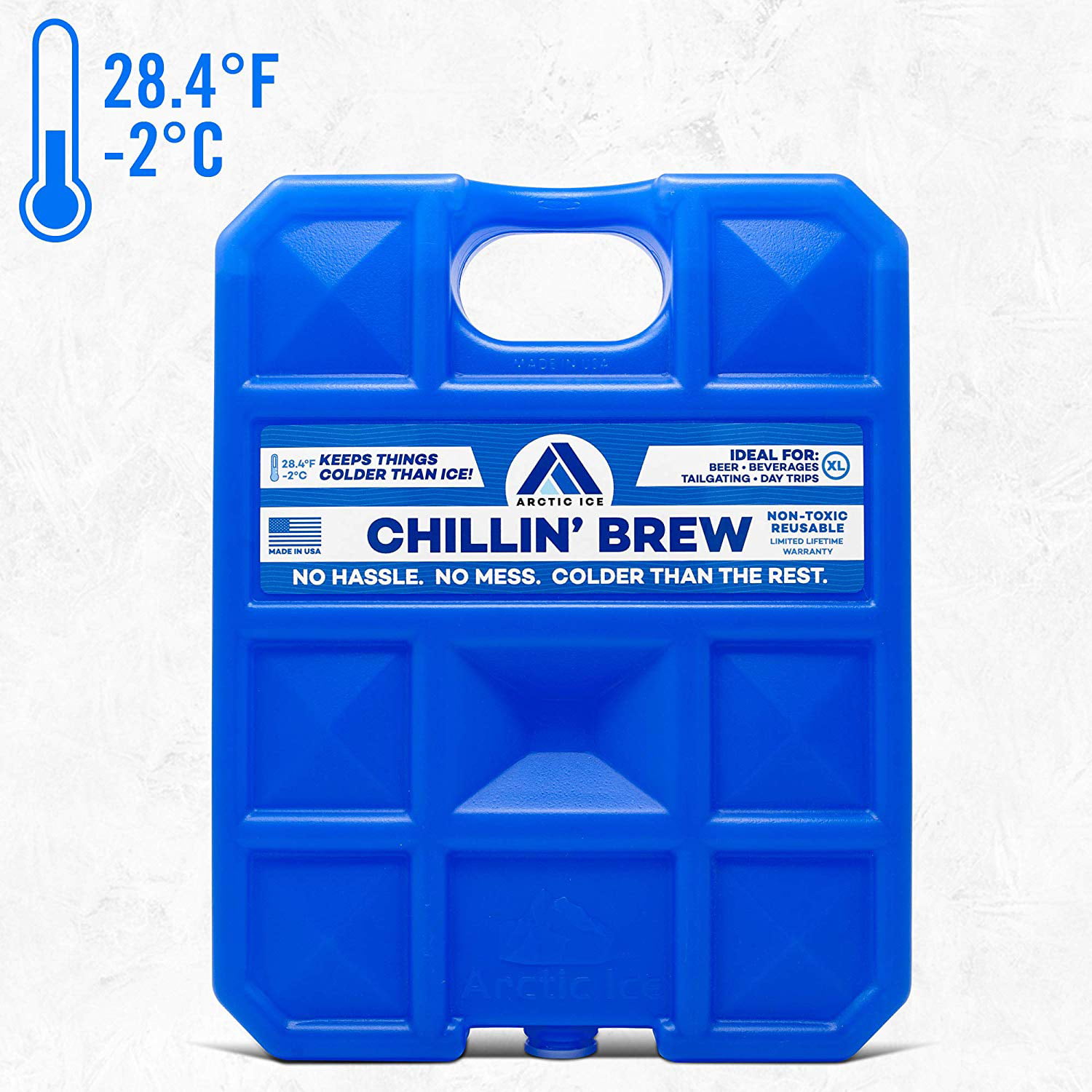 Instant Freeze Cold Packs for Lunch Boxes Swill Chill Slim Cooler Ice Pack for Beer Cans Reusable Ice Packs for Coolers Long Lasting Set of 2 Cold Packs for Beverages Color Orange