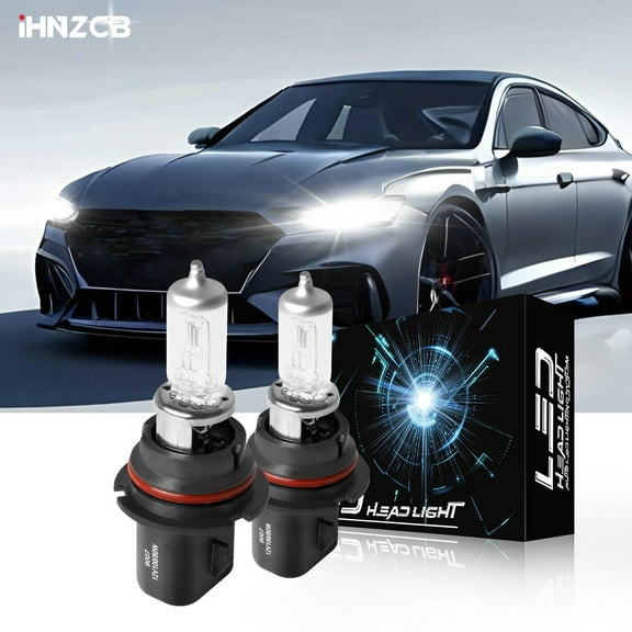 IHNZCB 9007/HB5 Halogen Headlight Bulbs Kit High Low Beam for Ford F-150 1992-2003 F-250 1992-1999 Bright Warm White 3400K