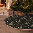 thumbnail image 5 of Balery Paris Romantic Printed Christmas Tree Skirt , Merry Christmas Party Christmas Tree Decoration,Adjustable Tree Skirt-30", 5 of 6