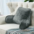 thumbnail image 3 of Home Soft Things DO-IT-YOURSELF Textured Velvet Bedrest Pillow - Peat - 20" x 18" x 17", 3 of 8