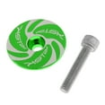 thumbnail image 1 of Mountain /8 "Stem Cover Control Bolts Accessories - Green Cyclone, 28.6mm, 1 of 8