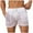 White, variant on Swim Trunks for Men See Through Quick Dry Shorts Mesh Sheer Drawstring Beach Board Shorts with Pockets