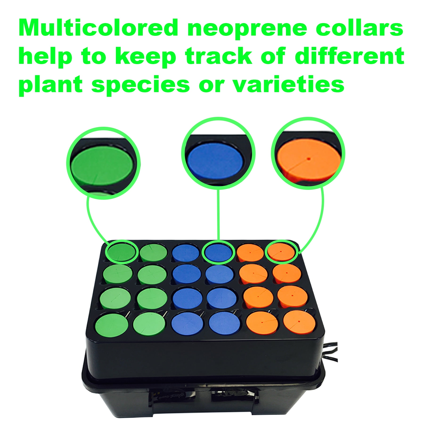 Viagrow 24-Site Aeroponic Clone Machine, Hydroponic System, Propagation for Plant Cuttings, Rootings