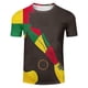 thumbnail image 3 of Tops para hombre, blusas y camisas de manga corta con cuello redondo para hombre Camisa de manga corta estampada para hombre Top/camisa de manga corta con cuello redondo Tops para hombre, 3 of 4