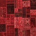 thumbnail image 1 of Ahgly Company Indoor Square Oriental Red Modern Area Rugs, 4' Square, 1 of 4