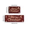 thumbnail image 3 of PONPRNGY 2 Pcs Christmas Kitchen Rugs and Mats for Floor Non Slip Backing Mat Merry Christmas Kitchen Decor Kitchen Rug Sets Xmas Decor, 3 of 7