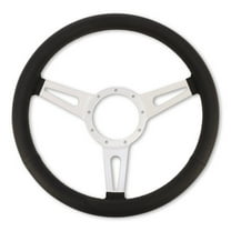 Scott Drake S1MS-3600-BK Corso Feroce 15" Black Leather Steering Wheel 9 Hole