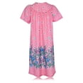 thumbnail image 5 of JEFFRICO Womens Nightgowns Muumuu Lounger House Dress Sleepwear Silky Soft Pajama Dress Nightshirts, 5 of 5