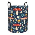 thumbnail image 2 of Fotbe Colorful Mushrooms Laundry Basket with Handles, Waterproof Large Laundry Hamper, Wash Bag for Corner Dorm, Rolling Laundry Basket with Handles-Medium, 2 of 8