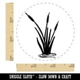 thumbnail image 2 of Cattails in Water Self-Inking Rubber Stamp Ink Stamper - Lime Green Ink - Small 3/4 Inch, 2 of 7