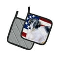 thumbnail image 2 of Caroline's Treasures Borzoi Patriotic Pair of Pot Holders, 2 of 3