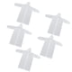 thumbnail image 2 of 5 uds impermeable con capucha EVA gruesa de secado rápido reutilizable una pieza Poncho de lluvia con capucha chaqueta para adultos viajes al aire libre blanco, 2 of 14