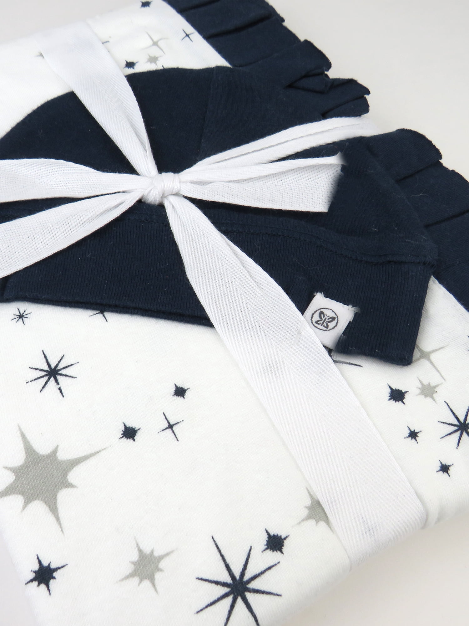 Honest Baby Clothing Organic Cotton Boy/Girl 2-Piece Stroller Blanket and Beanie Hat Gift Set, Navy