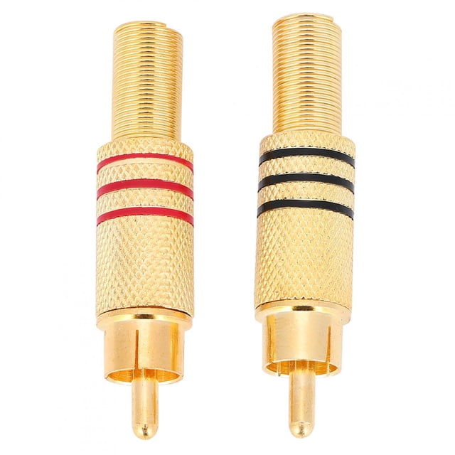 Connector, Accurate Video Plug, Professional Zinc Industrial Control for Audio Equipment