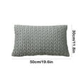 thumbnail image 3 of Wzzjkit Twisted Texture Pillow Covers Rectangular Solid Color Decorative Textured Pillow Protector for Modern Home Decor Sofa Bedroom Holiday Gift Pillow Cases, 3 of 6