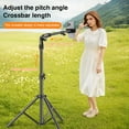 thumbnail image 5 of Qiyester Phone Tripod 66 inch Adjustable Horizontal Overhead Tripod with Storage Bags for Recording/watching/vlog, 5 of 10