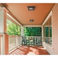 thumbnail image 7 of 6578400 Orwell 2 Light Outdoor Flush Mount Fixture in Oil Rubbed Bronze and Clear Glass, 7 of 7