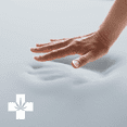 thumbnail image 5 of Ergo-Pedic ZenWave With CopperCell 2” Twin Cooling And Calming Gel Memory Foam Mattress Topper, 5 of 5