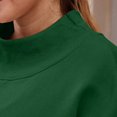 thumbnail image 5 of Mock Neck Sweatshirt Womens Fall Oversized Turtleneck Pullover Long Sleeve Casual Sweater Tops 2XL, 5 of 7