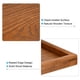 thumbnail image 3 of Bandeja Decorativa Cuadrada de Madera Uxcell de 9.4" para Decoración del Hogar y Cocina con Velas Marrón, 3 of 7