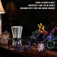 thumbnail image 6 of Remocguys Rose Bouquet Building Sets Compatible with Lego Flowers with Vase Botanical Collection for Adults Girls 982PCS, 6 of 7