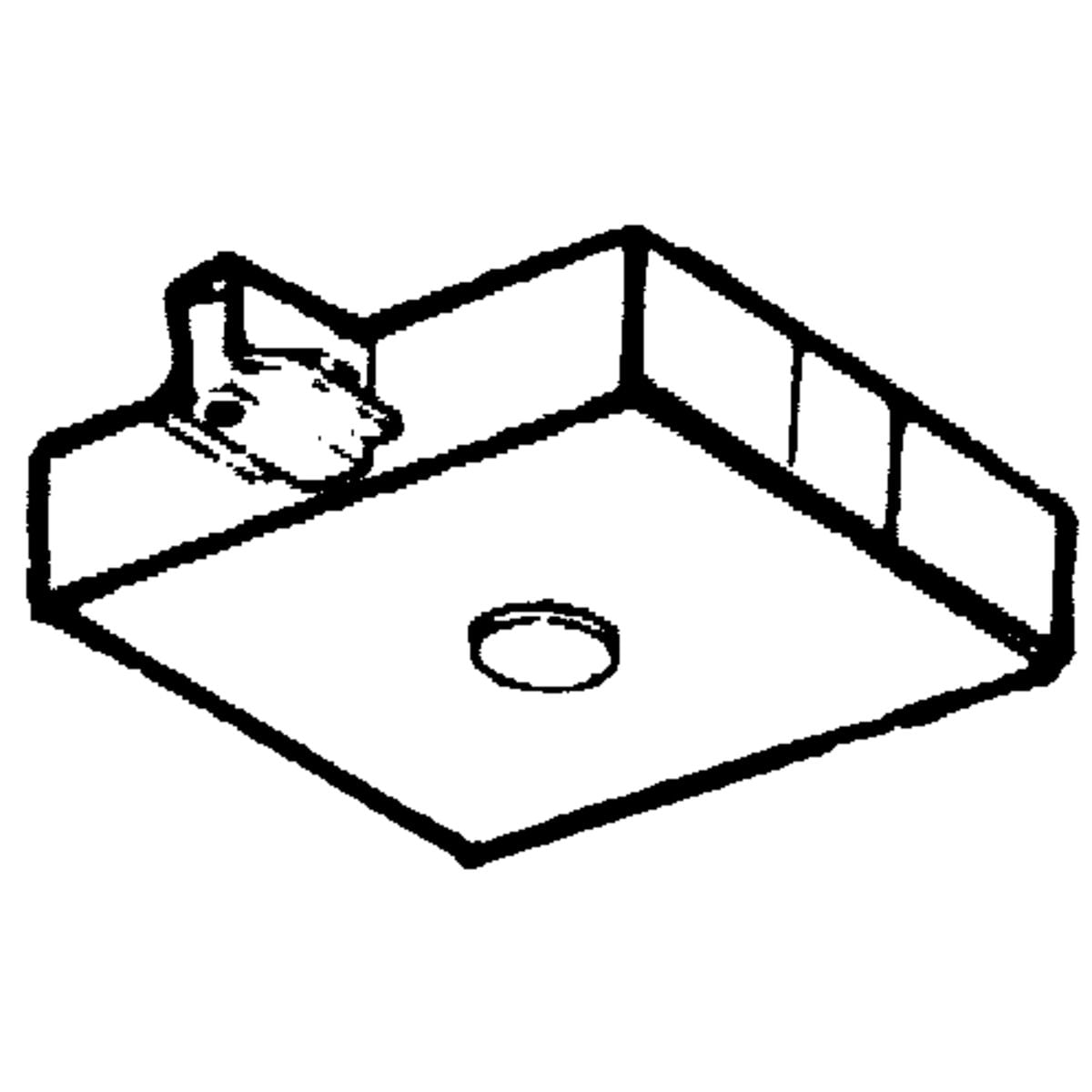 Alpha Trak T-Bar end feed with canopy cover