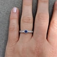 thumbnail image 4 of 2.10Ct Round Cut Simulated Sapphire Women's Ring 14K White Gold Plated, 4 of 4