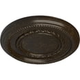 thumbnail image 3 of Ekena Millwork 12 5/8"OD x 1 1/8"P Federal Roped Small Ceiling Medallion (Fits Canopies up to 6"), Hand-Painted Stone Hearth Crackle, 3 of 7