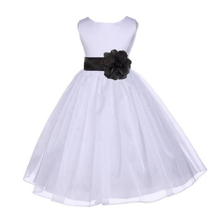 - Ekidsbridal White Shimmering Organza Junior Flower Girl Dress First Communion Dress Holy Baptism Dress Christening Dress Easter Summer Dresses Special Occasion Dresses Junior Bridesmaid Dress 841T