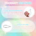 thumbnail image 3 of Uxcell 36 Pcs Open Bezel, Teardrop Resin Bezels Pendants Open Back Bezels for DIY Crafts Silver, 3 of 7