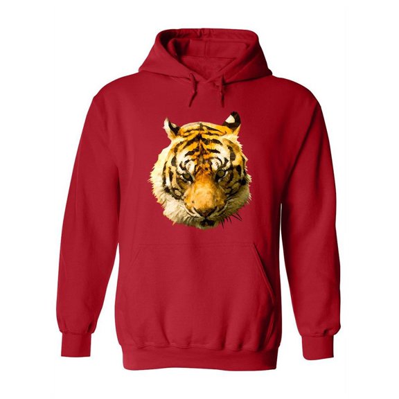 Tiger Realistic Head Hoodie Women -Image by Shutterstock, Female 3X-Large