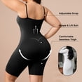 thumbnail image 5 of Athlemo Plus Size Womens Shapewear Mid-Thigh Bodysuit with Tummy Control,Body Shaper, 5 of 8