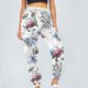 thumbnail image 2 of Pantalones de cintura elástica con estampado informal a la moda para mujer, pantalones largos rectos, pantalones de chándal Fridja  alkflakhf32437, 2 of 5