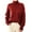 Red, variant on Njoeus Sweatshirts, Women's Turtleneck Long Sleeve Sweater Spring Winter Casual Knit Pullover Sweaters Tops Blouse S-XXL