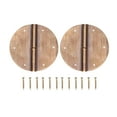 thumbnail image 2 of Round Hinge, Hinges Chinese 2Set Chinese Hinge  for Folding Tables for Dining Tables for Sewing Machine Tables for Furniture, 2 of 8