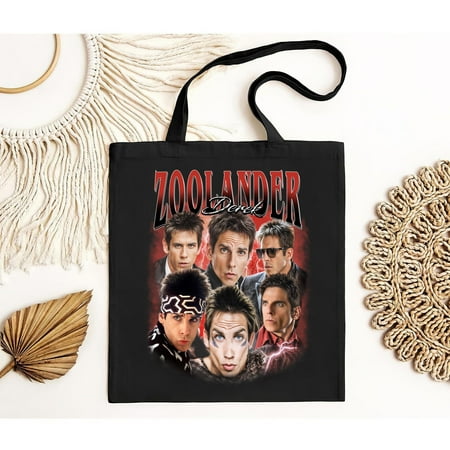 vintage Limited Derek zoolander Bag Gift Movie Derek zoolander Tote Bag-TH11343