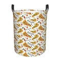 thumbnail image 1 of Balery Pizza Slices Cesta de ropa redonda con asas, impermeable, independiente, para ropa, juguetes, dormitorio y familia-Medium, 1 of 6