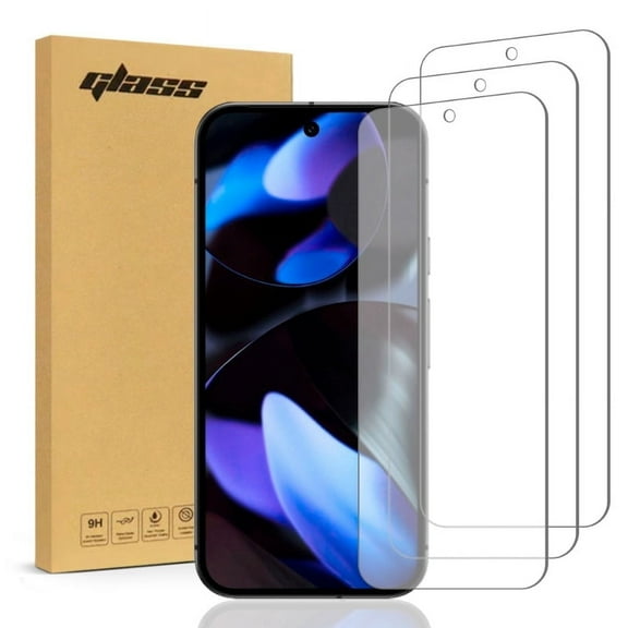 Google Pixel 9a Tempered Glass Screen Protector 3 Per Pack