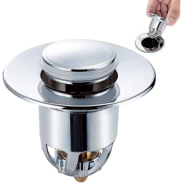 Sink Stopper, Sink Drain Stopper, With Anti-clogging Filter For Sinks With A 34-40 Mm Drain.