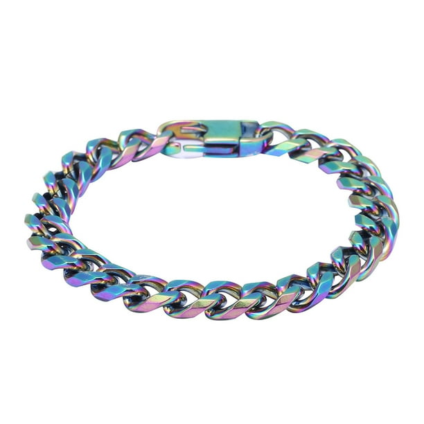 Pulsera de 1 por ciento pulsera de acero de titanio Hip-Hop Joya de joyería Anillo decorativo