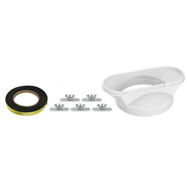 Laklulu Kit de ventana de aire acondicionado Kit de ventilación de ventana de aire acondicionado profesional portátil para accesorios