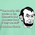 thumbnail image 3 of CafePress - Abraham Lincoln Internet Quotes Dark T Shirt - Men's Classic Graphic Cotton T-Shirt, 3 of 4
