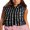 MULTI, variant on Womens Y2k Checkered Sherpa Vest Sleeveless Winter Fleece Jacket High Neck Zip Up Plaid Gilet with Chest Pocket
